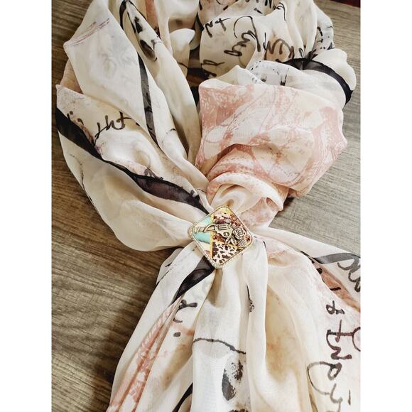 SLIDE Scarf Wild Rag Scarves Slide Western Cowgirl custom gift, western accessor - Picture 2 of 5